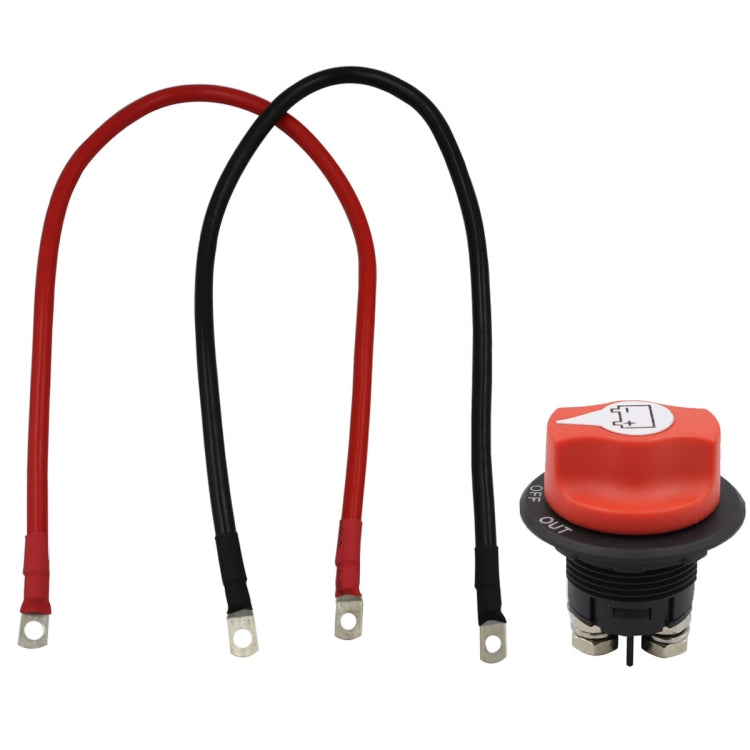 100A 8AWG Car Yacht Battery Selector Isolator Disconnect Rotary Switch Cut With Power Cord - Car Switches by buy2fix | Online Shopping UK | buy2fix