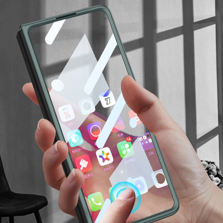 For Samsung Galaxy Z Fold4 GKK Integrated Ultra-thin Full Coverage Phone Flip Case(Green) by GKK