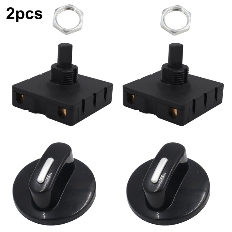 Type A 2 Pair 4 Gear 3 Speed Rotary Switch Fan Heater Speed Selector - Others by buy2fix | Online Shopping UK | buy2fix