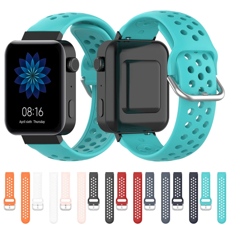 For Xiaomi Watch / Huawei Honor S1 18mm Solid Color Sport Watch Band(Black) - Watch Bands by buy2fix | Online Shopping UK | buy2fix
