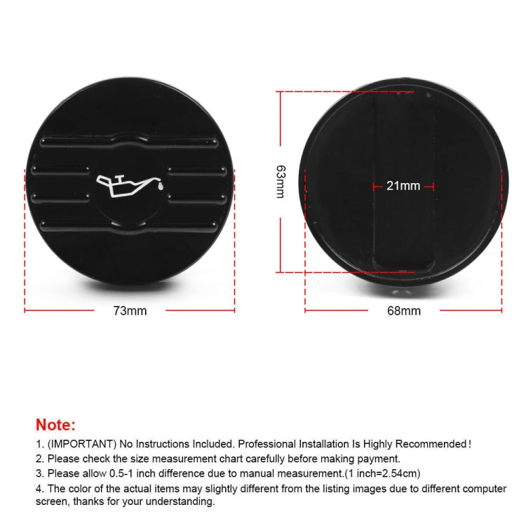 For Volkswagen Car Engine Protect Cap Cover, Style:Fuel Tank Cap - Tank Covers by buy2fix | Online Shopping UK | buy2fix