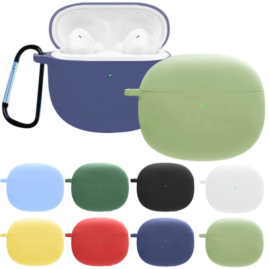 For Redmi Buds4 Pro Silicone Earphone Protective Case with D Carabiner(Green) by buy2fix