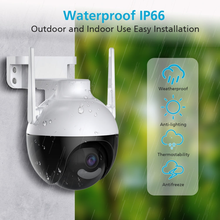 A18 4MP HD Wireless WiFi Smart Surveillance Camera, Specification:UK Plug - Wireless Camera by buy2fix | Online Shopping UK | buy2fix