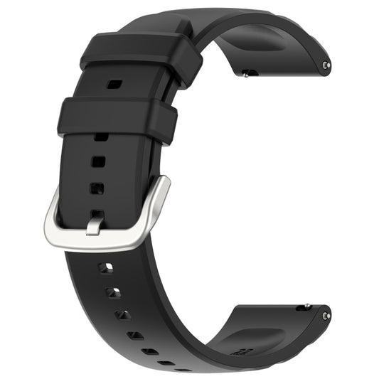 For Amazfit GTR 4 22mm Silicone Watch Band(Black) - Watch Bands by buy2fix | Online Shopping UK | buy2fix