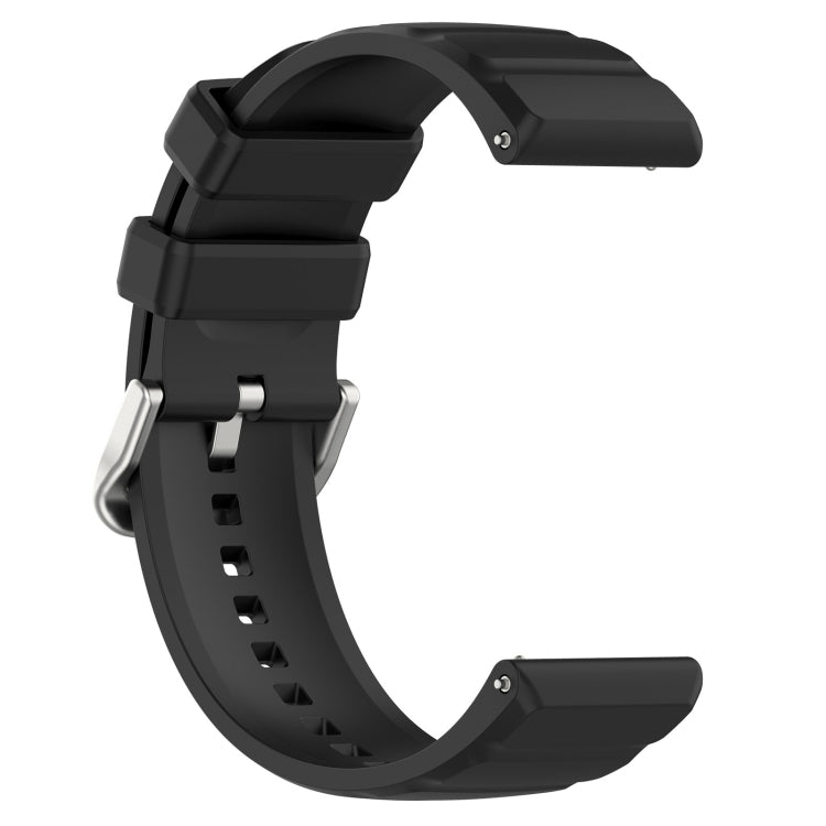 For Amazfit GTR 4 22mm Silicone Watch Band(Black) - Watch Bands by buy2fix | Online Shopping UK | buy2fix