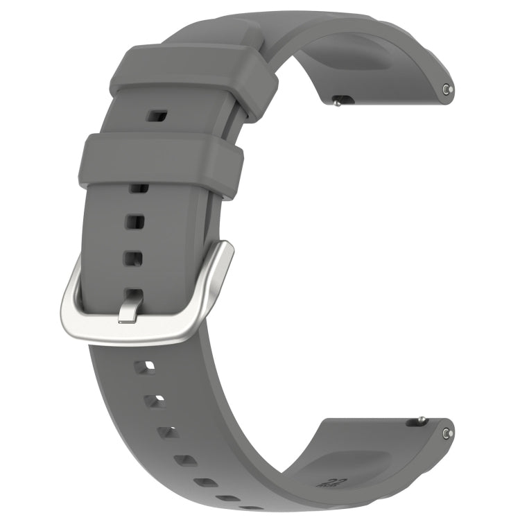 For Amazfit GTR 4 22mm Silicone Watch Band(Dark Grey) - Watch Bands by buy2fix | Online Shopping UK | buy2fix