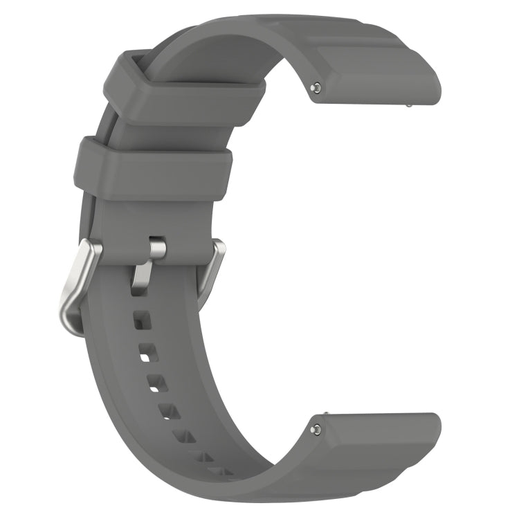 For Amazfit GTR 4 22mm Silicone Watch Band(Dark Grey) - Watch Bands by buy2fix | Online Shopping UK | buy2fix