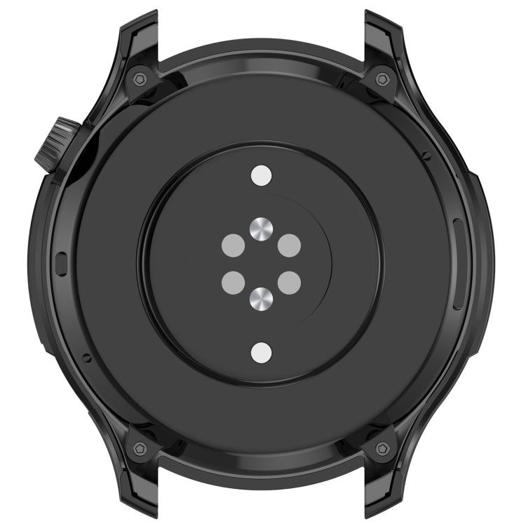 For Amazfit GTR 4 / Amazfit GTR 4 Pro PC + Tempered Glass Integrated Protective Watch Case(Black) - Watch Cases by buy2fix | Online Shopping UK | buy2fix