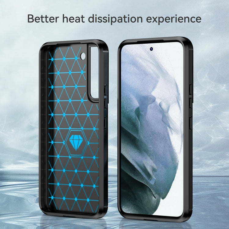 For Samsung Galaxy S23+ 5G Brushed Texture Carbon Fiber TPU Phone Case(Black) - Galaxy S23+ 5G Cases by buy2fix | Online Shopping UK | buy2fix