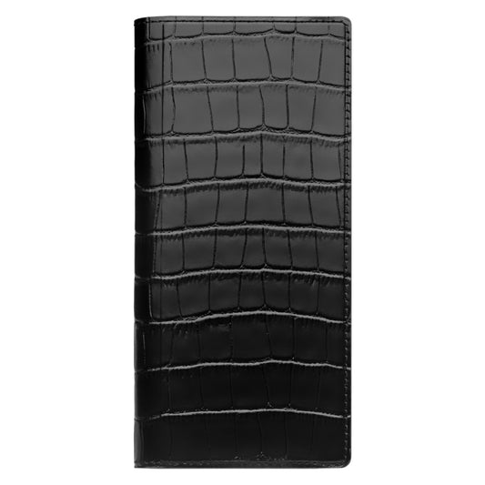 For Huawei Mate XS 2 QIALINO Crocodile Pattern Genuine Leather Phone Case(Black) by QIALINO