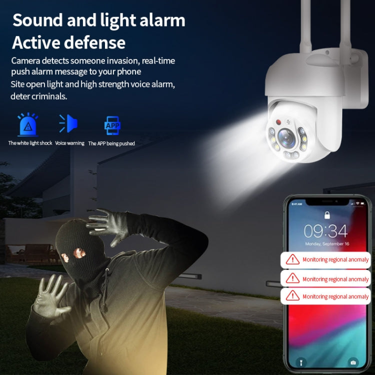 QX65 2MP HD IP66 Waterproof 5G Dual Band Wireless WiFi Camera, Specification:EU Plug - Wireless Camera by buy2fix | Online Shopping UK | buy2fix