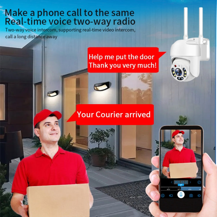 QX65 2MP HD IP66 Waterproof 5G Dual Band Wireless WiFi Camera, Specification:US Plug - Wireless Camera by buy2fix | Online Shopping UK | buy2fix