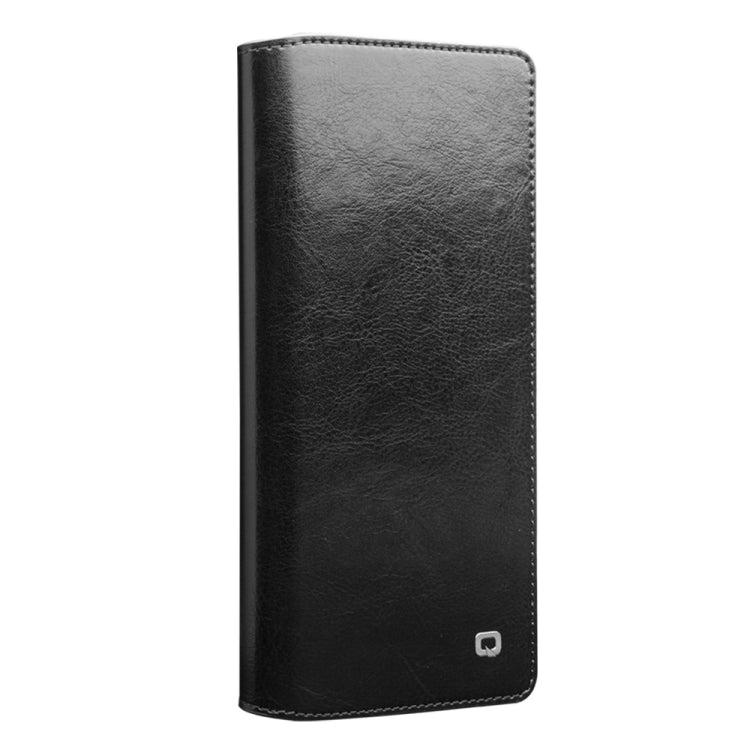 For Samsung Galaxy Note20 QIALINO Genuine Leather Phone Case(Black) - Galaxy S22 5G Cases by QIALINO | Online Shopping UK | buy2fix