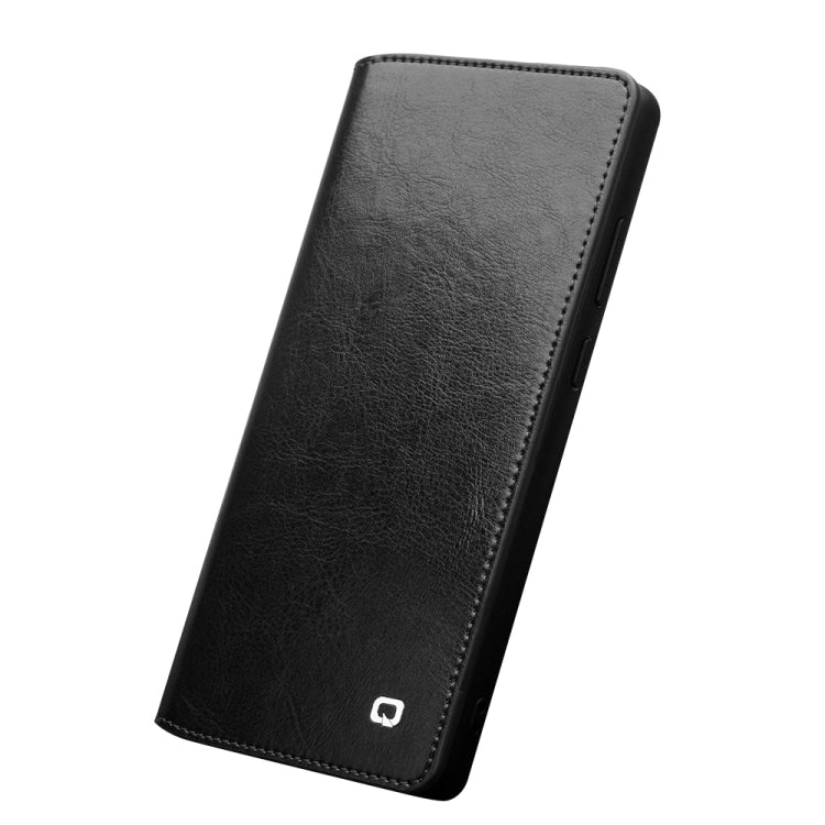 For Samsung Galaxy Note20 Ultra QIALINO Genuine Leather Phone Case(Black) by QIALINO