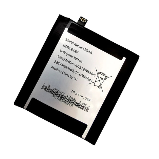 For Wiko TPJ19K05P / Cat S42 4200mAh 596266 Battery Replacement by buy2fix