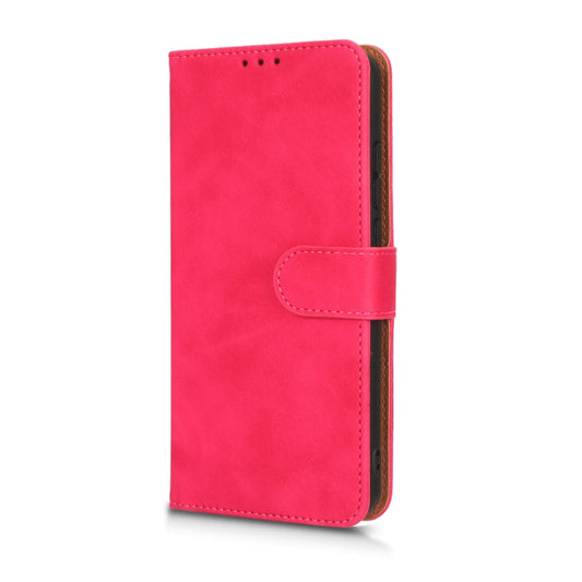For Xiaomi Redmi A1 4G Skin Feel Magnetic Flip Leather Phone Case(Rose Red) by buy2fix