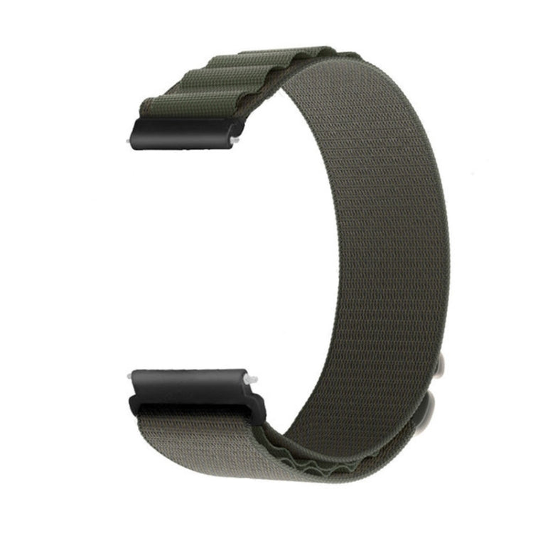 For Amazfit GTS4 Mini / Coros Pace 2 20mm Universal Nylon Loop Watch Band(Green) - Watch Bands by buy2fix | Online Shopping UK | buy2fix