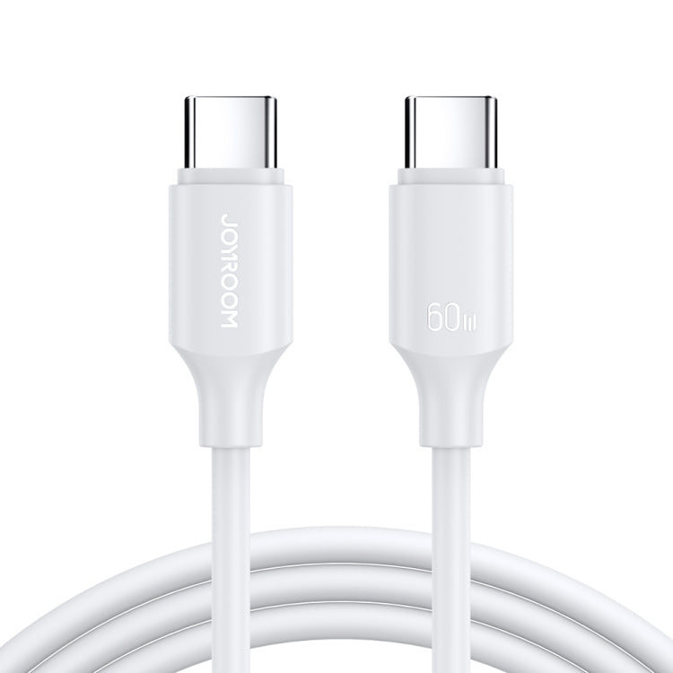 JOYROOM S-CC060A9 60W USB-C/Type-C to USB-C/Type-C Fast Charging Data Cable, Length: 1m(White) - USB-C & Type-C Cable by JOYROOM | Online Shopping UK | buy2fix