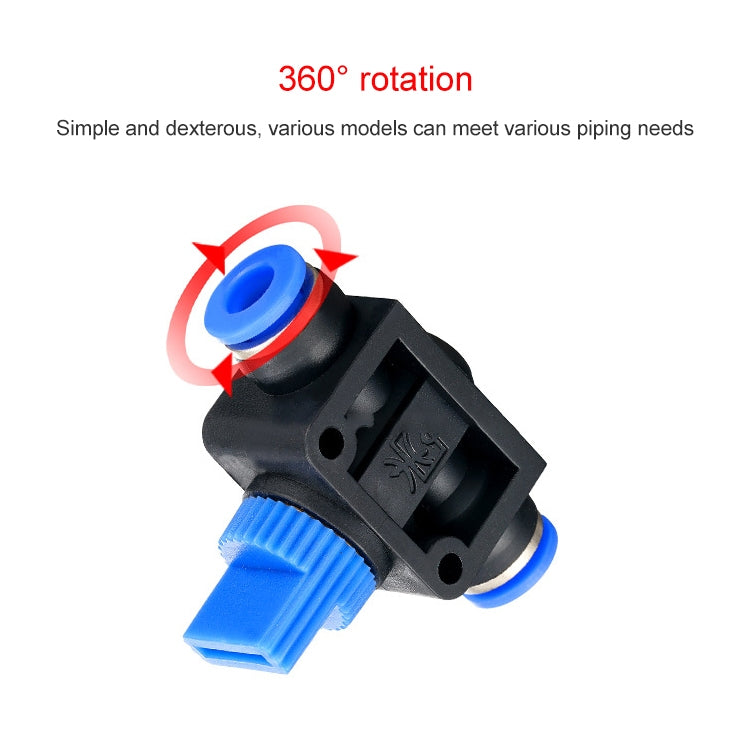 HVFF-10 LAIZE Manual Valve Pneumatic Quick Fitting Connector - Interface Series by LAIZE | Online Shopping UK | buy2fix