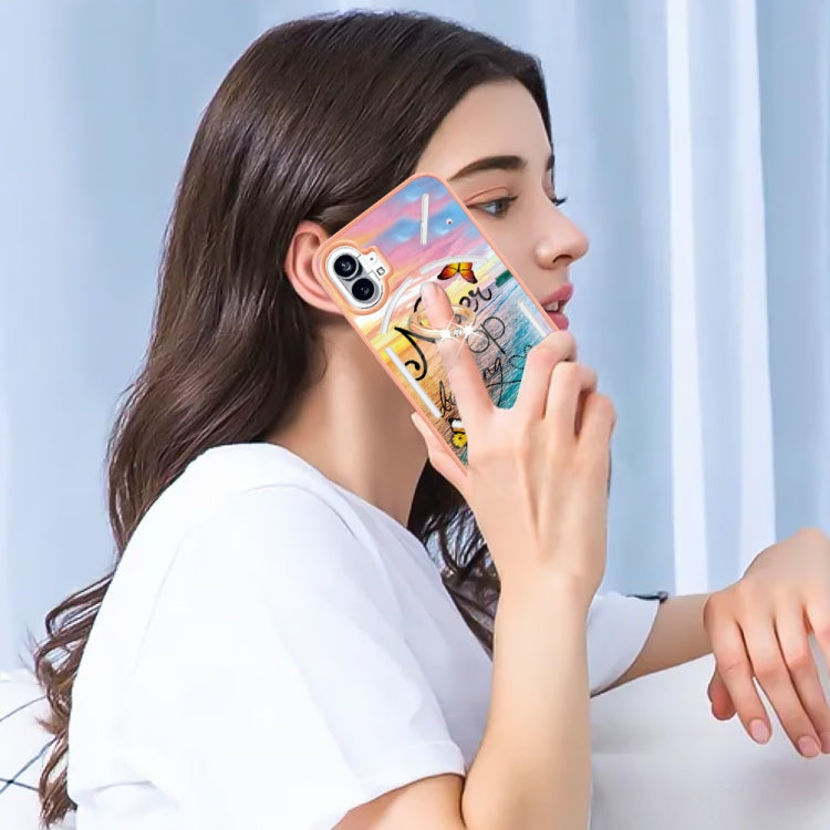 For Nothing Phone 1 Electroplating IMD TPU Phone Case(Dream Butterfly) by buy2fix