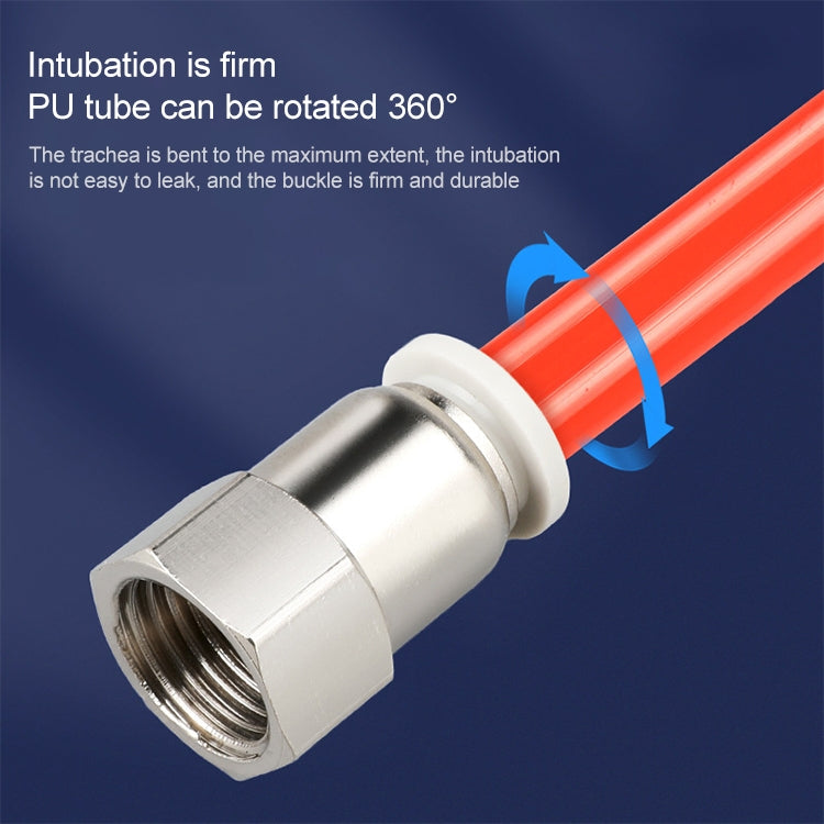 PCF6-01 LAIZE 10pcs Female Thread Straight Pneumatic Quick Fitting Connector - Interface Series by LAIZE | Online Shopping UK | buy2fix