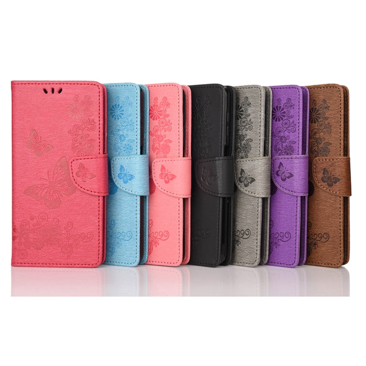 For Nothing Phone 1 Butterfly Embossed Horizontal Flip Leather Phone Case(Red) - Nothing Cases by buy2fix | Online Shopping UK | buy2fix