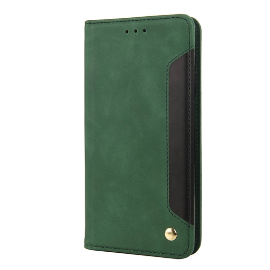 For Nothing Phone 1 Skin Feel Splicing Leather Phone Case(Green) - Nothing Cases by buy2fix | Online Shopping UK | buy2fix