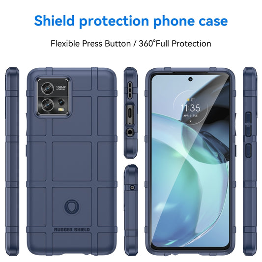 For Motorola Moto G72 Full Coverage Shockproof TPU Phone Case(Blue) by buy2fix