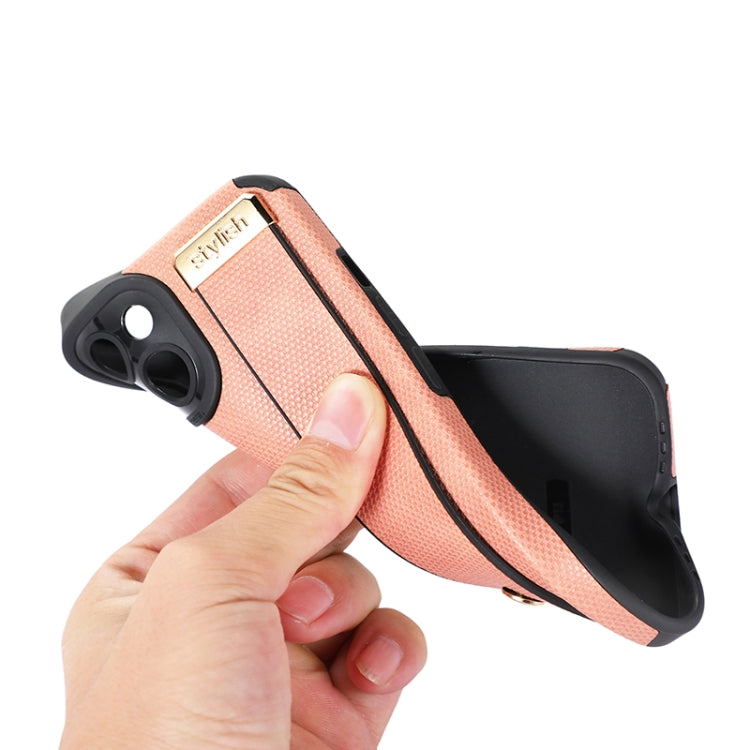For iPhone 12 Wrist Strap TPU Leather Phone Case(Black) - iPhone 12 / 12 Pro Cases by buy2fix | Online Shopping UK | buy2fix
