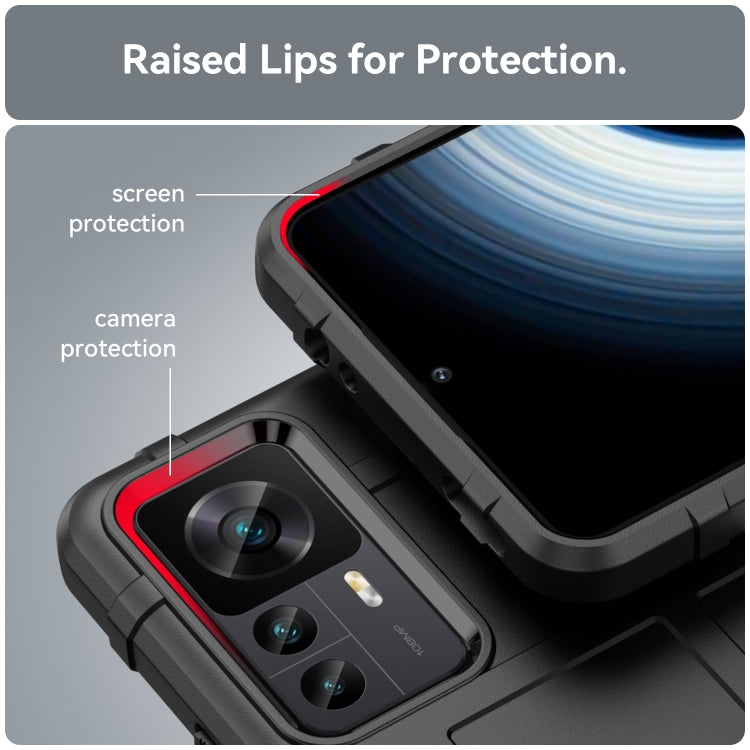 For Xiaomi 12T / Xiaomi 12T Pro / Redmi K50 Ultra Full Coverage Shockproof TPU Phone Case(Black) by buy2fix