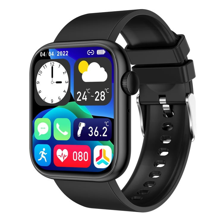 QX7 1.85 inch TFT Screen Smart Watch, Support Bluetooth Call / Hearth Monitoring / 100+ Sports Modes(Black) - Smart Wear by buy2fix | Online Shopping UK | buy2fix
