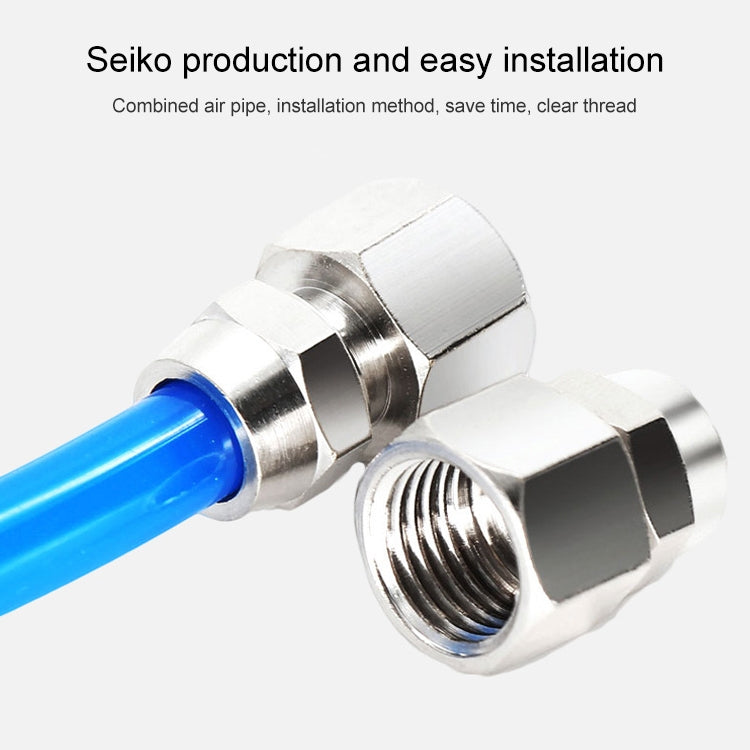 PCF4-01 LAIZE Copper Pneumatic Quick Fitting Connector by LAIZE