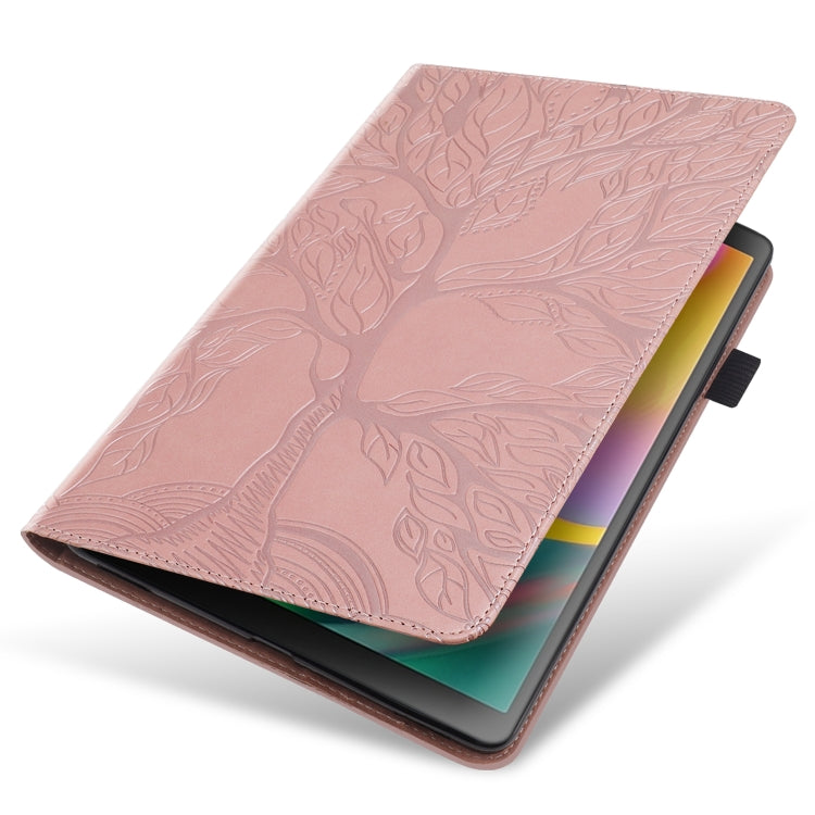 For Xiaomi Redmi Pad 10.61 Life Tree Series Horizontal Flip Leather Case with Holder(Rose Gold) - More Tablet Cases by buy2fix | Online Shopping UK | buy2fix