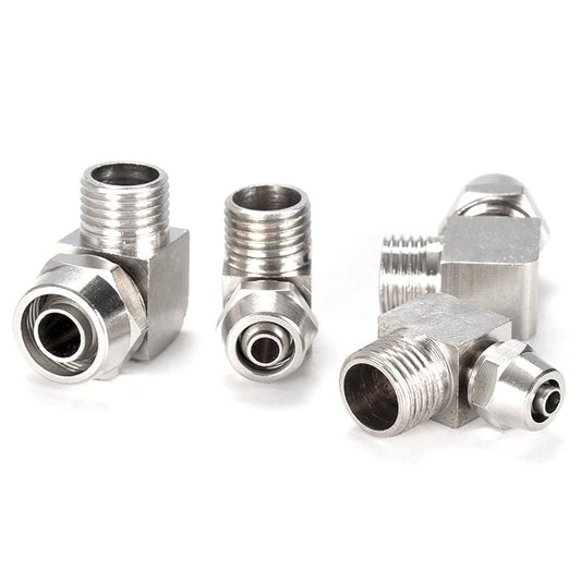 PL6-01 LAIZE Nickel Plated Copper Trachea Quick Fitting Lock Female Connector by LAIZE