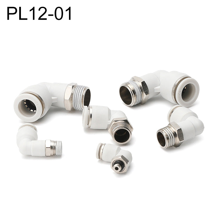 PL12-01 LAIZE PL Elbow Pneumatic Quick Fitting Connector - Interface Series by LAIZE | Online Shopping UK | buy2fix
