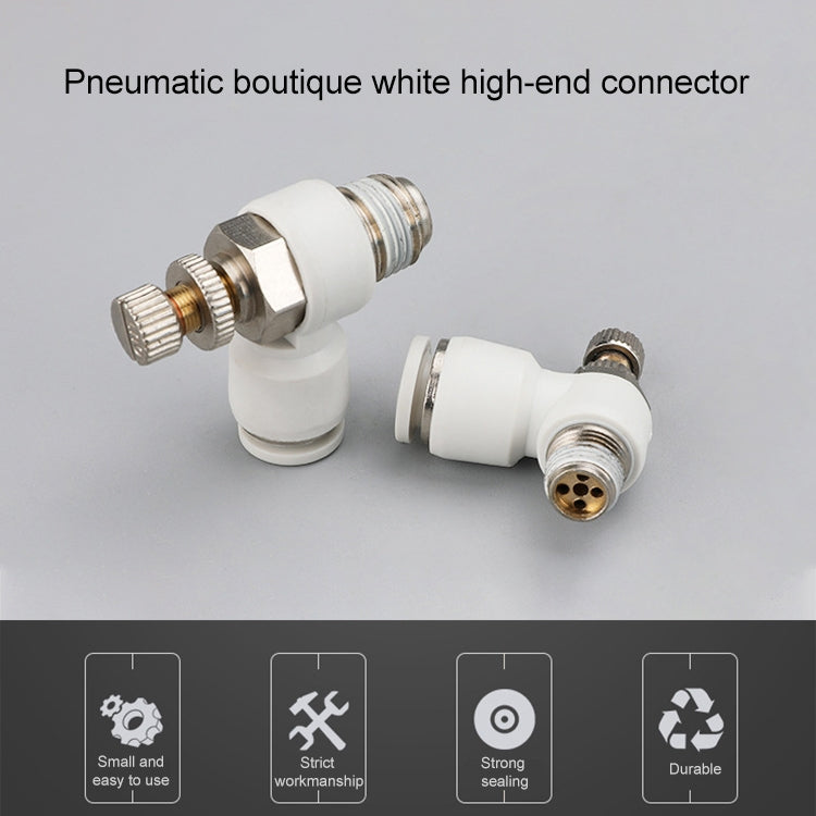 SL6-04 LAIZE SL Throttle Valve Elbow Pneumatic Quick Connector - Interface Series by LAIZE | Online Shopping UK | buy2fix