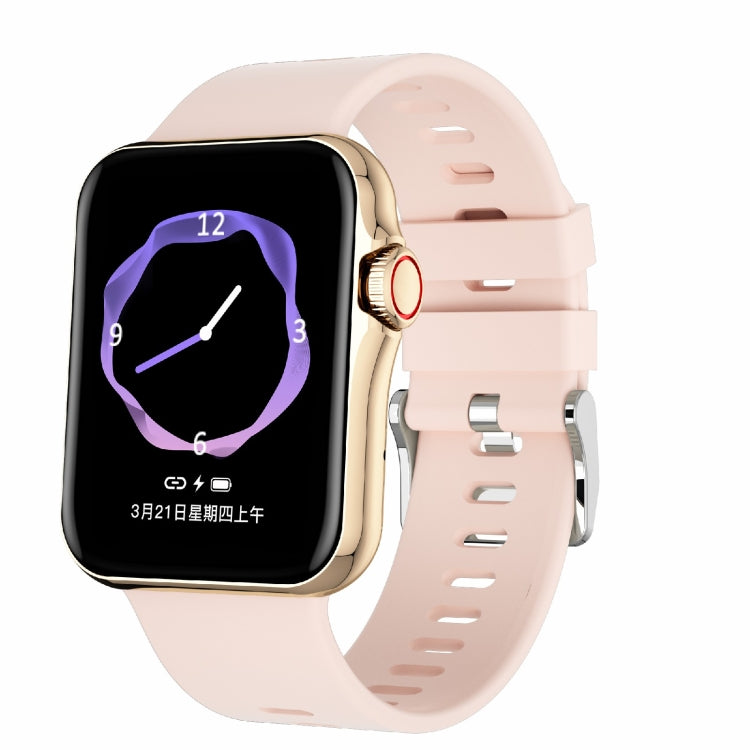 D07 1.7 inch Square Screen Smart Watch with Payment NFC Encoder(Gold) - Smart Watches by buy2fix | Online Shopping UK | buy2fix