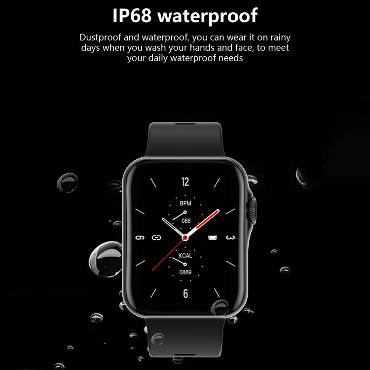 D07 1.7 inch Square Screen Smart Watch with Payment NFC Encoder(Gold) - Smart Watches by buy2fix | Online Shopping UK | buy2fix
