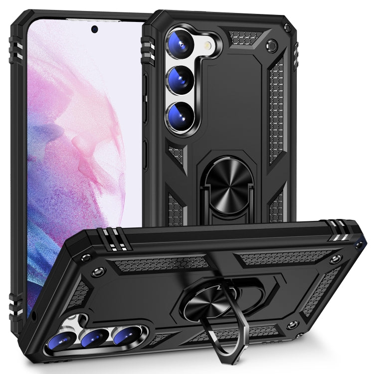 For Samsung Galaxy S23+ 5G Shockproof TPU + PC Phone Case(Black) - Galaxy S23+ 5G Cases by buy2fix | Online Shopping UK | buy2fix