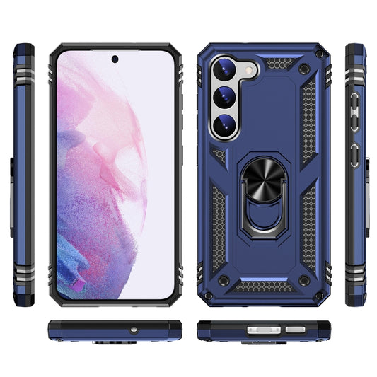 For Samsung Galaxy S23+ 5G Shockproof TPU + PC Phone Case(Blue) by buy2fix