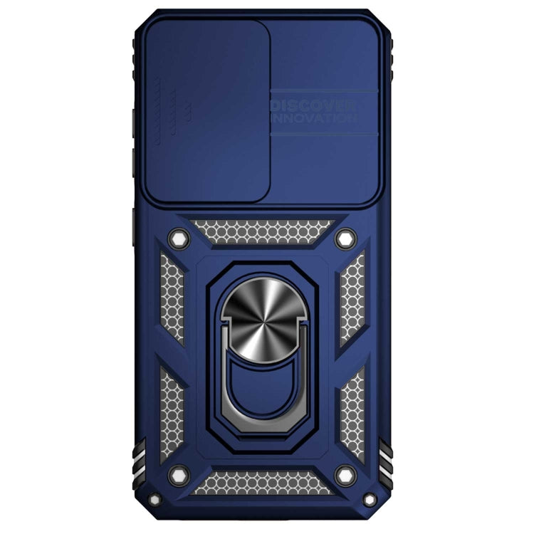 For Samsung Galaxy S23+ 5G Sliding Camshield Holder Phone Case(Blue) - Galaxy S23+ 5G Cases by buy2fix | Online Shopping UK | buy2fix