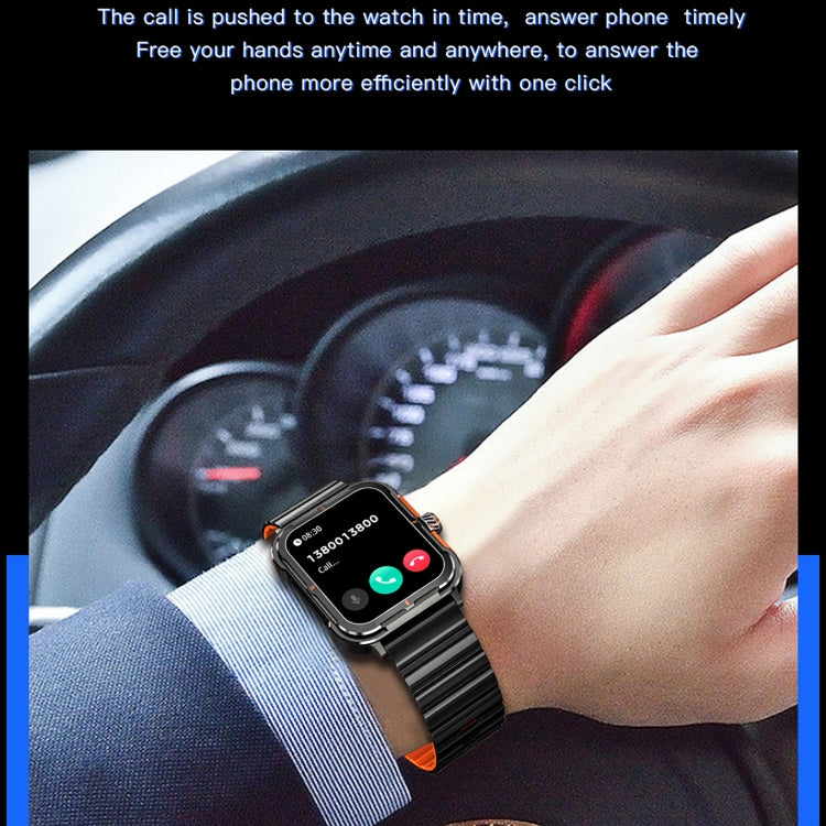 D09 1.9 inch TFT Square Screen Smart Watch Supports Blood Pressure Monitoring(Blue) by buy2fix