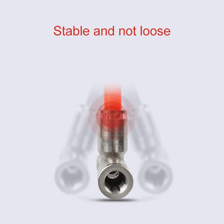 PE-14 LAIZE Nickel Plated Copper Tee Pneumatic Quick Fitting Connector - Interface Series by LAIZE | Online Shopping UK | buy2fix