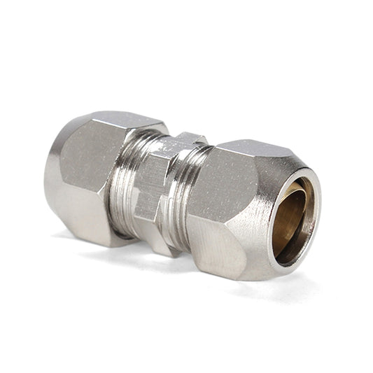 KT-PU-6 LAIZE Nickel Plated Copper Straight Pneumatic Quick Fitting Copper Pipe Connector by LAIZE