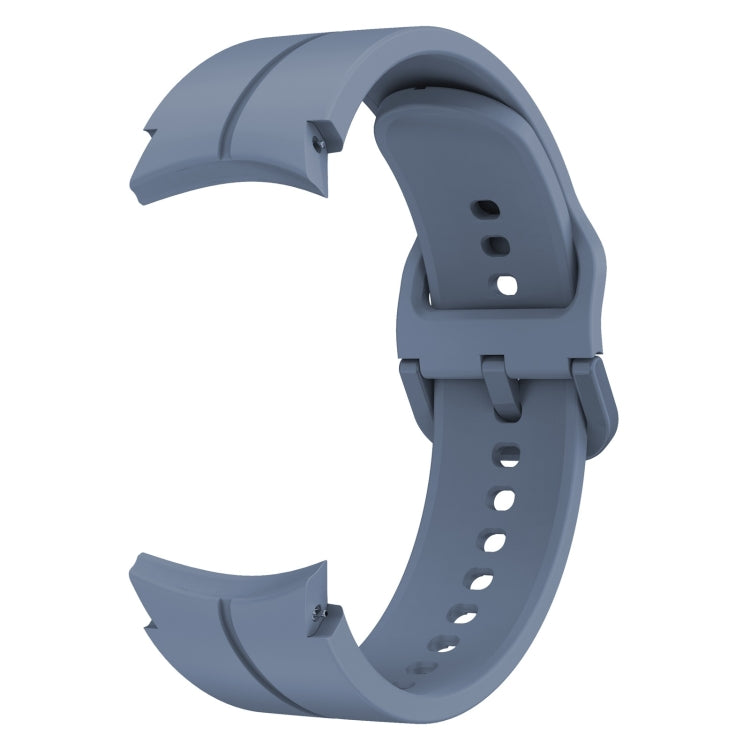 For Samsung Galaxy Watch 5 40mm / 44mm Colorful Buckle Silicone Watch Band(Blue) - Watch Bands by buy2fix | Online Shopping UK | buy2fix