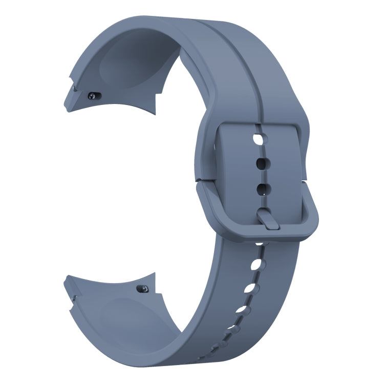 For Samsung Galaxy Watch 5 40mm / 44mm Colorful Buckle Silicone Watch Band(Blue) - Watch Bands by buy2fix | Online Shopping UK | buy2fix