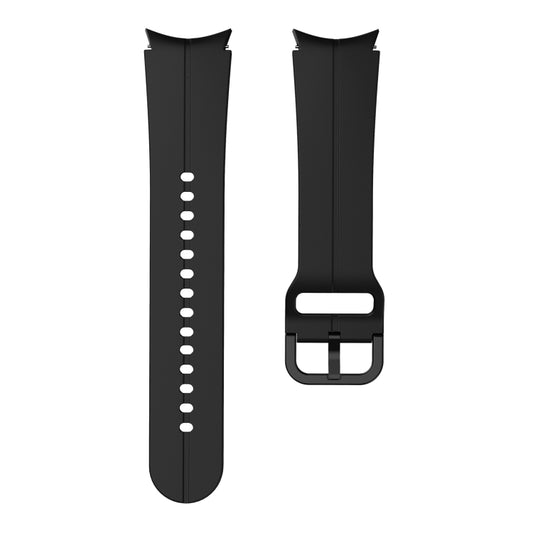 For Samsung Galaxy Watch 5 40mm / 44mm Colorful Buckle Silicone Watch Band(Black) by buy2fix