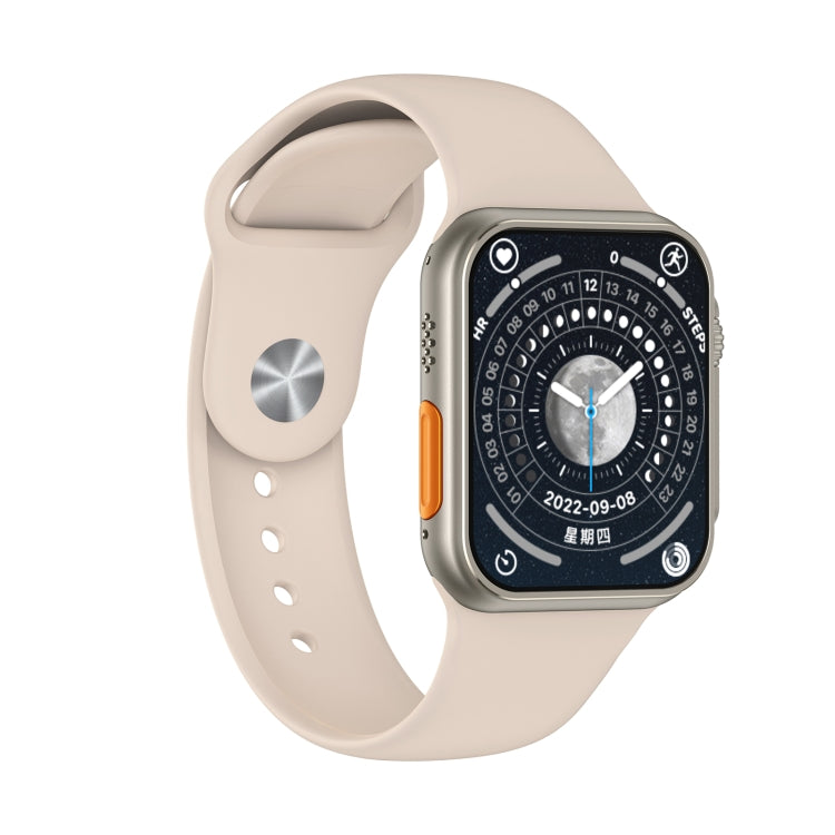 N8 Ultra 2.02 inch Square Screen Smart Watch Supports Heart Rate Monitoring/Blood Oxygen Monitoring(Gold) by buy2fix