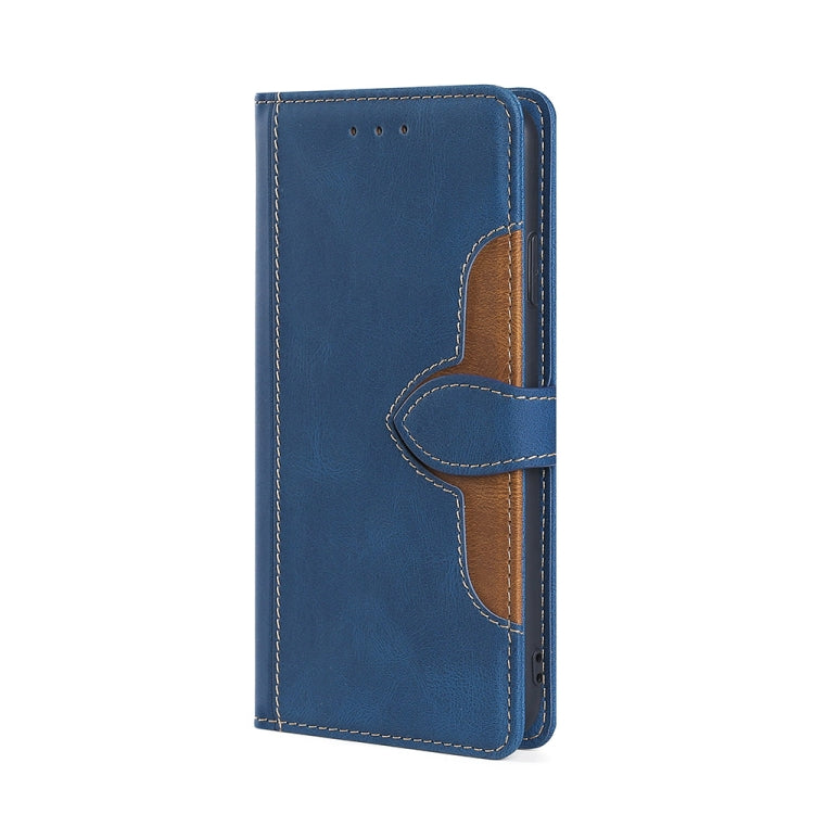 For Nokia G60 5G Skin Feel Magnetic Buckle Leather Phone Case(Blue) - Nokia Cases by buy2fix | Online Shopping UK | buy2fix