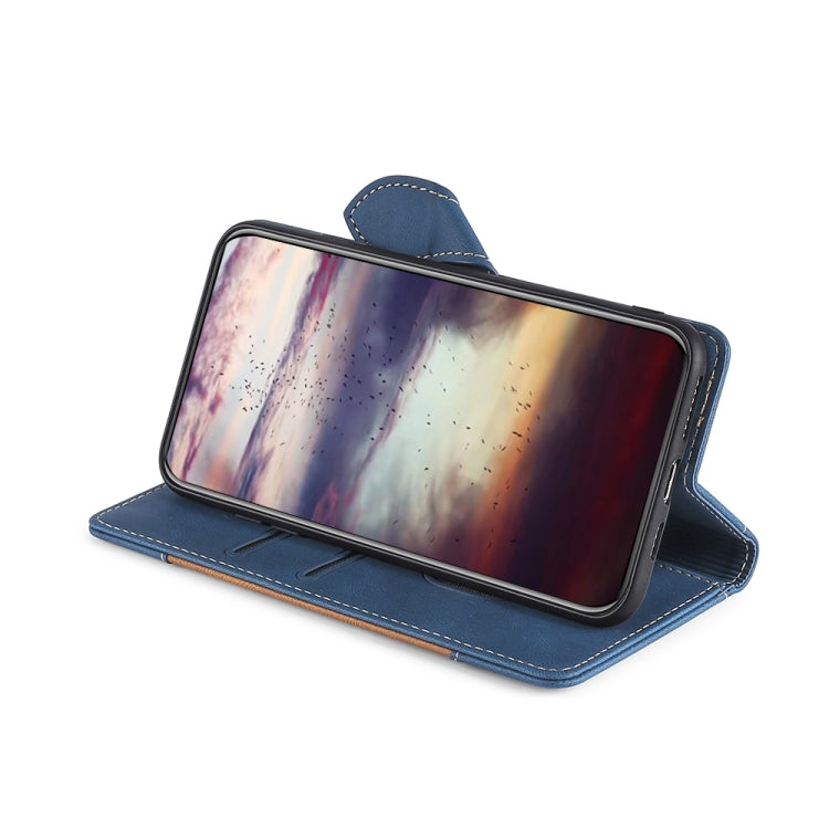 For Nokia G60 5G Skin Feel Magnetic Buckle Leather Phone Case(Blue) - Nokia Cases by buy2fix | Online Shopping UK | buy2fix